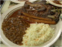 Typické jídlo v Memhisu – BBQ ribs
